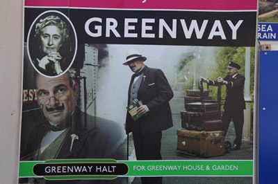Greenway Plakat in Torquay, www.anitaaufreisen.at