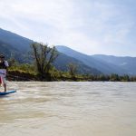 Draupaddelweg, Paddeln auf der Drau, Kärnten, SUP, Kanu, Kajak, Foto Anita Arneitz, Reiseblog www.anitaaufreisen.at