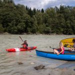 Draupaddelweg, Paddeln auf der Drau, Kärnten, SUP, Kanu, Kajak, Foto Anita Arneitz, Reiseblog www.anitaaufreisen.at