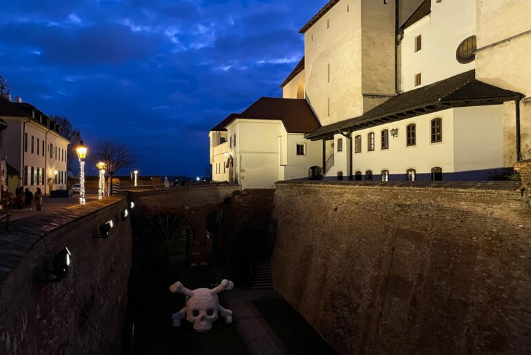 Burg Spielberg in Brünn zur Weihnachtszeit