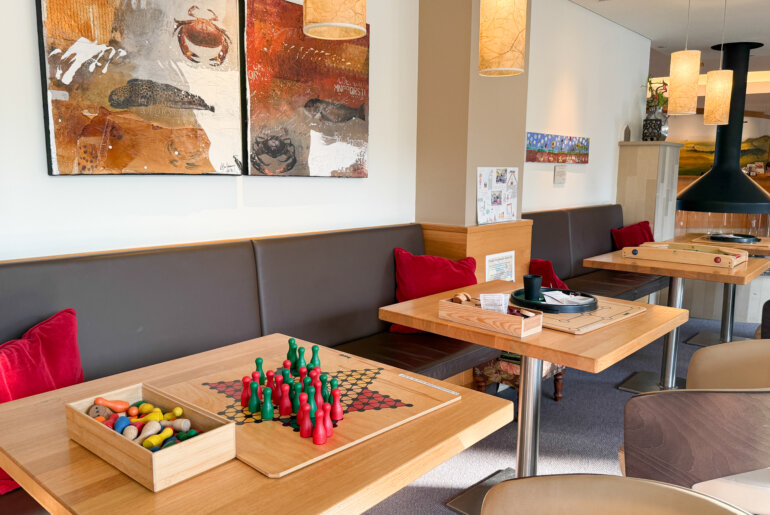 Spieletische im Biohotel Retter